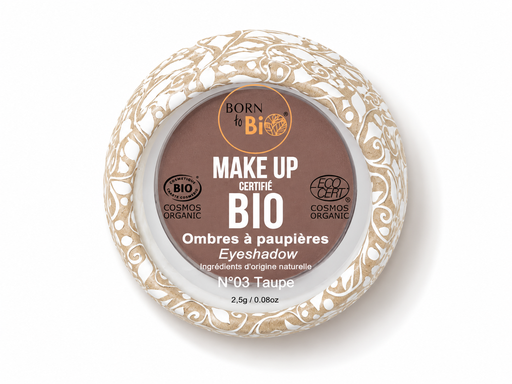 [BRFABI03] Certified organic eyeshadow #3 - Taupe