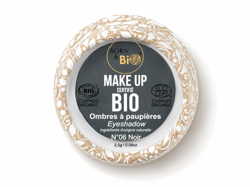 [BRFABI06] Ombre à paupières certifiée bio n°6 - Noir