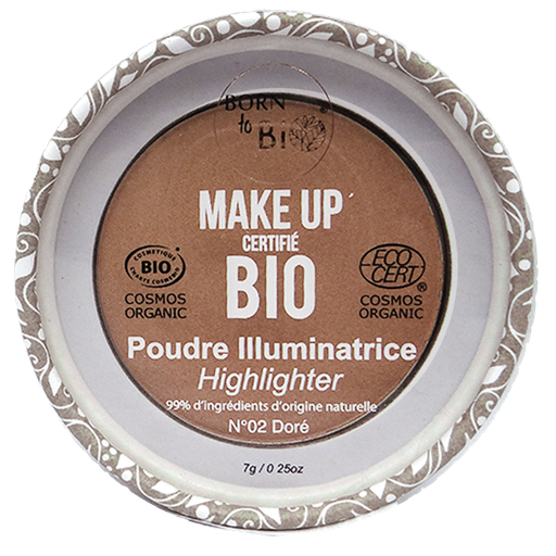 [BTILPO02] Certified organic highlighter powder - #2 Gold