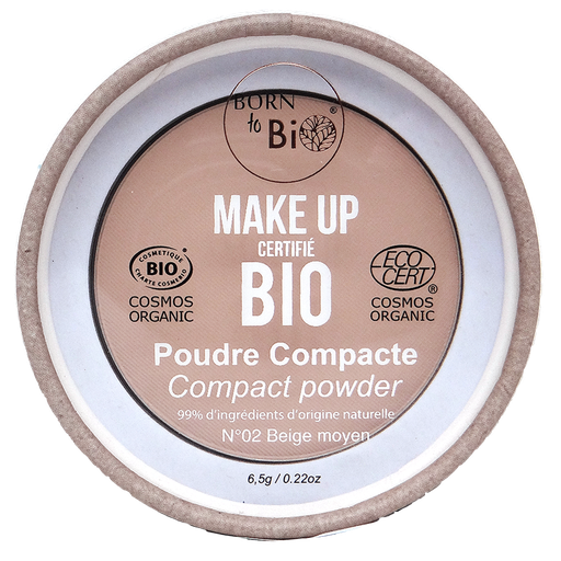 [BTPOCO02] Certified organic compact powder - #2 Medium Beige