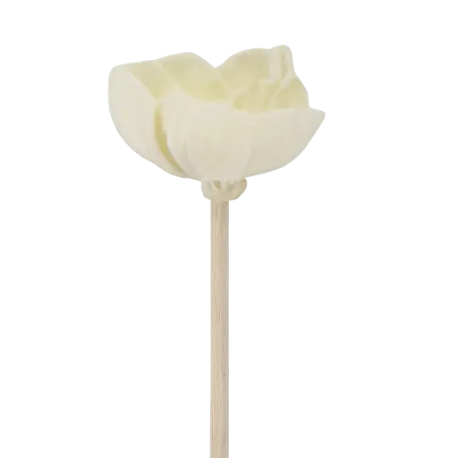 [AROAC0034] Diffuseur rotin fleur - 23 cm - Pivoine