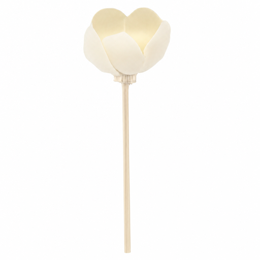 [AROAC0035] Diffuseur rotin fleur - 23 cm - Fleur à 4 pétales
