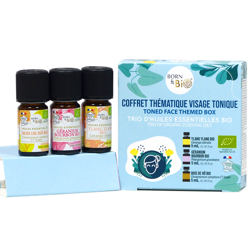 [AROKH0004] Toning face trio organic essential oils gift set