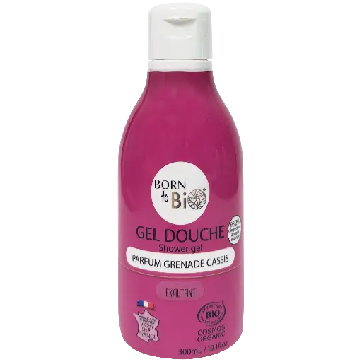 [BIODO0017] Certified organic shower gel - Blackcurrant & Pomegranate - 300 mL