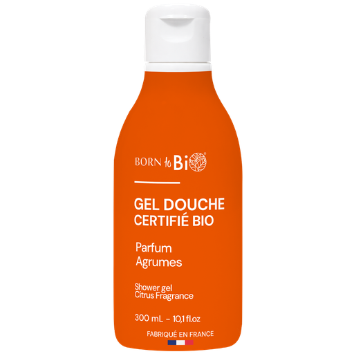 [BIODO0004] Gel douche certifié bio aux agrumes bio - 300 mL