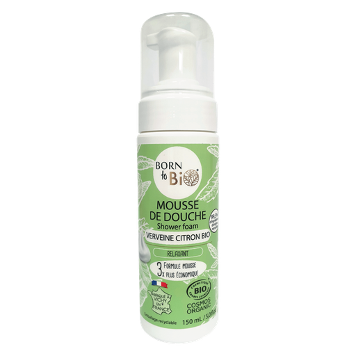 [BIODO0010] Certified organic shower foam - Organic Verbena & Lemon - 150 mL