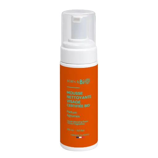 [BIOVI0012] Mousse nettoyante visage - 150 mL-agrumes Bio