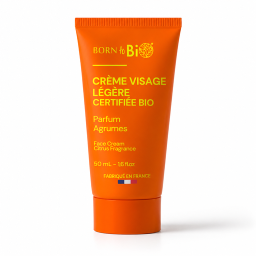 [BIOVI0018] Crème visage certifié bio - Agrumes - 50 mL
