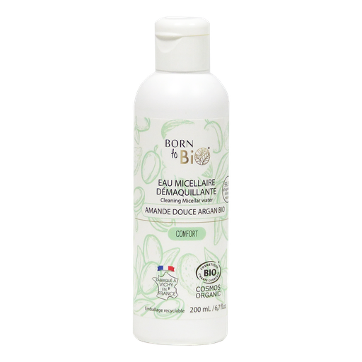 [BIOVI0004] Certified organic micellar water - Organic Almond & Argan - 200 mL